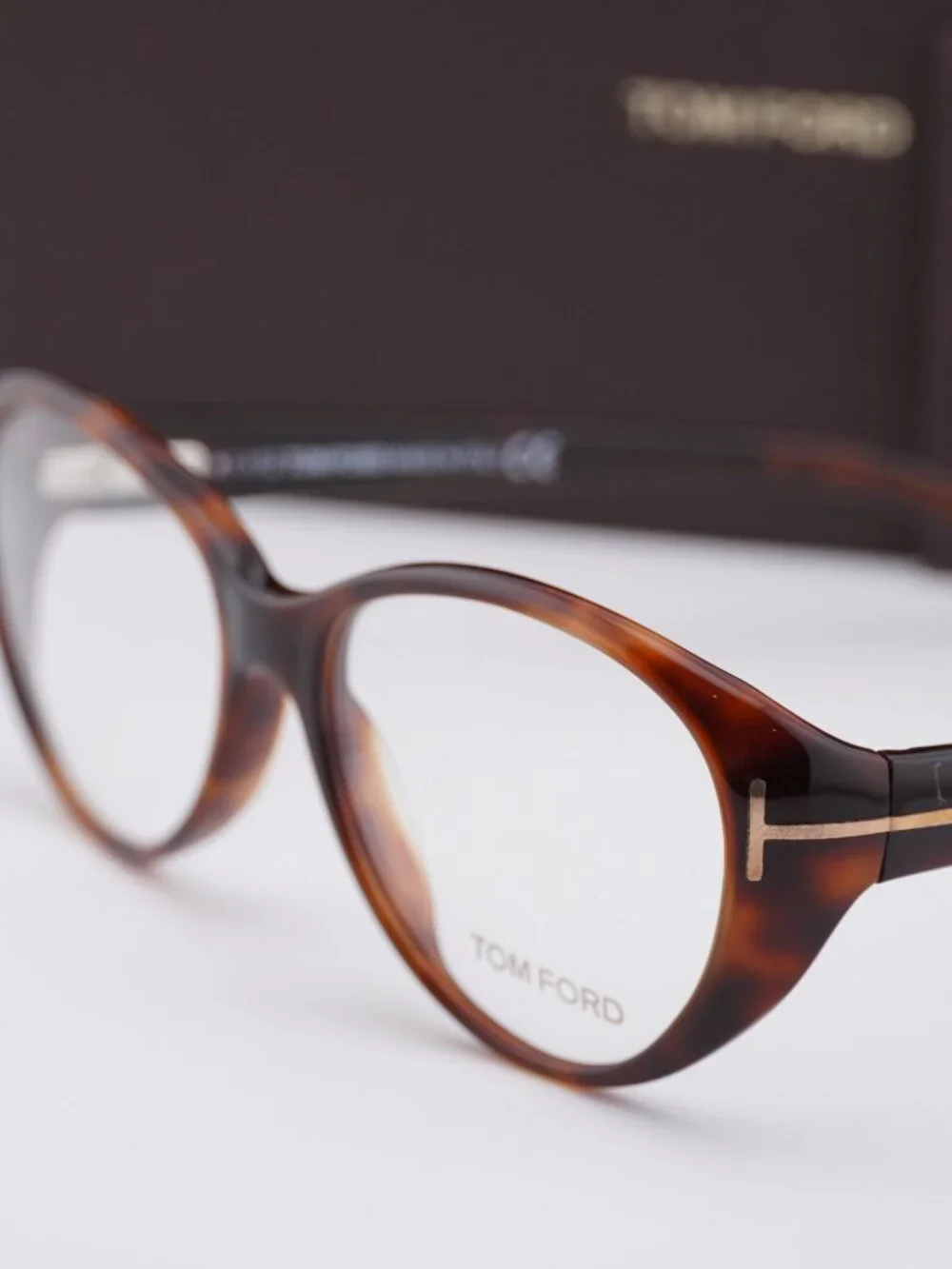 Tom Ford FT5245 052 Oval Eyeglasses - Dark Havana 53mm